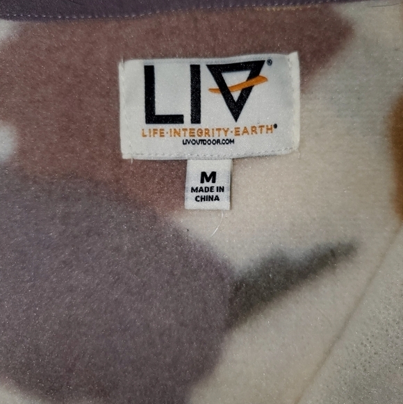 Liv Camo Hoodie Half Zip Size Medium - Picture 8 of 10